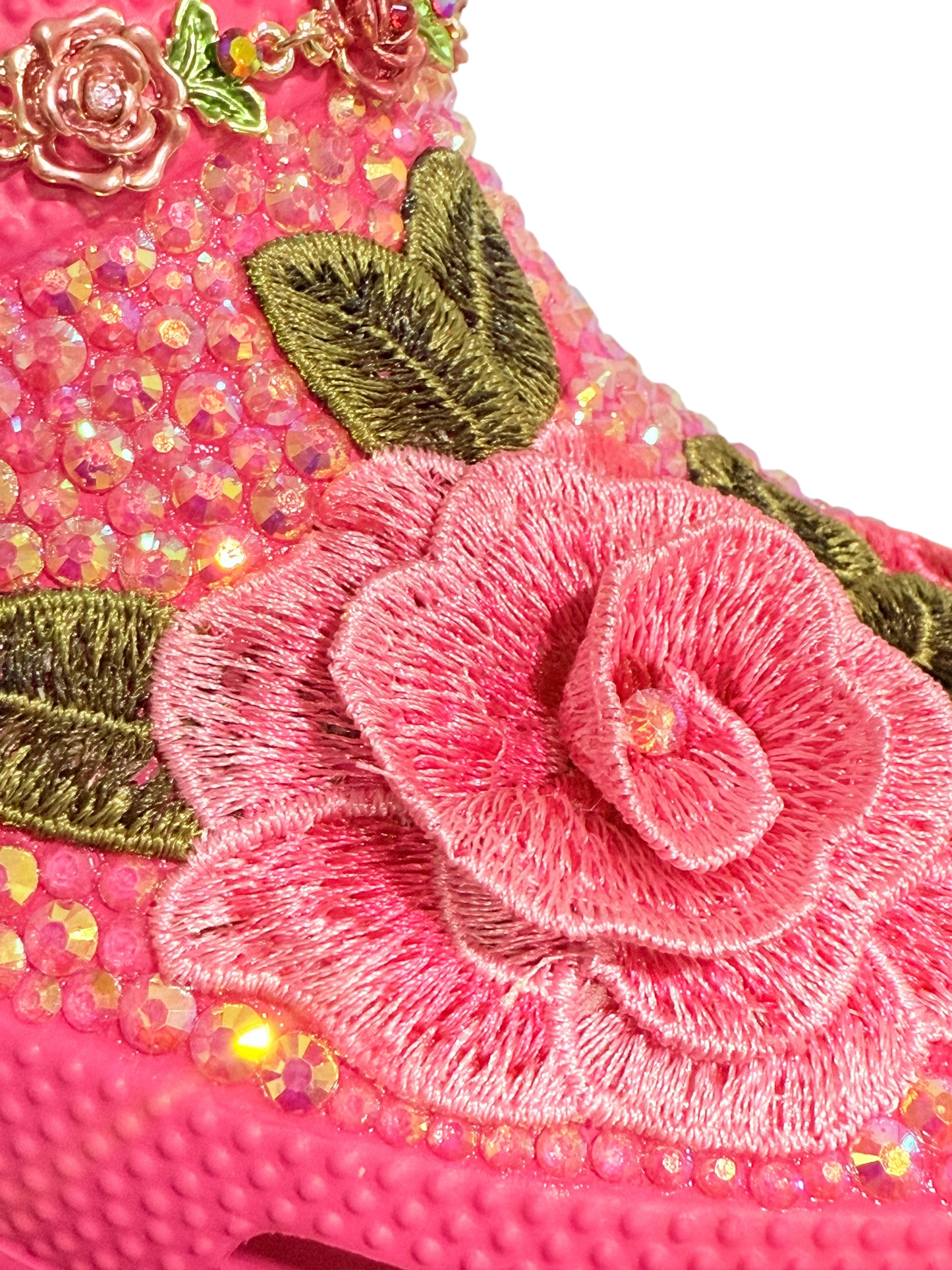 Floral Bling Crocs