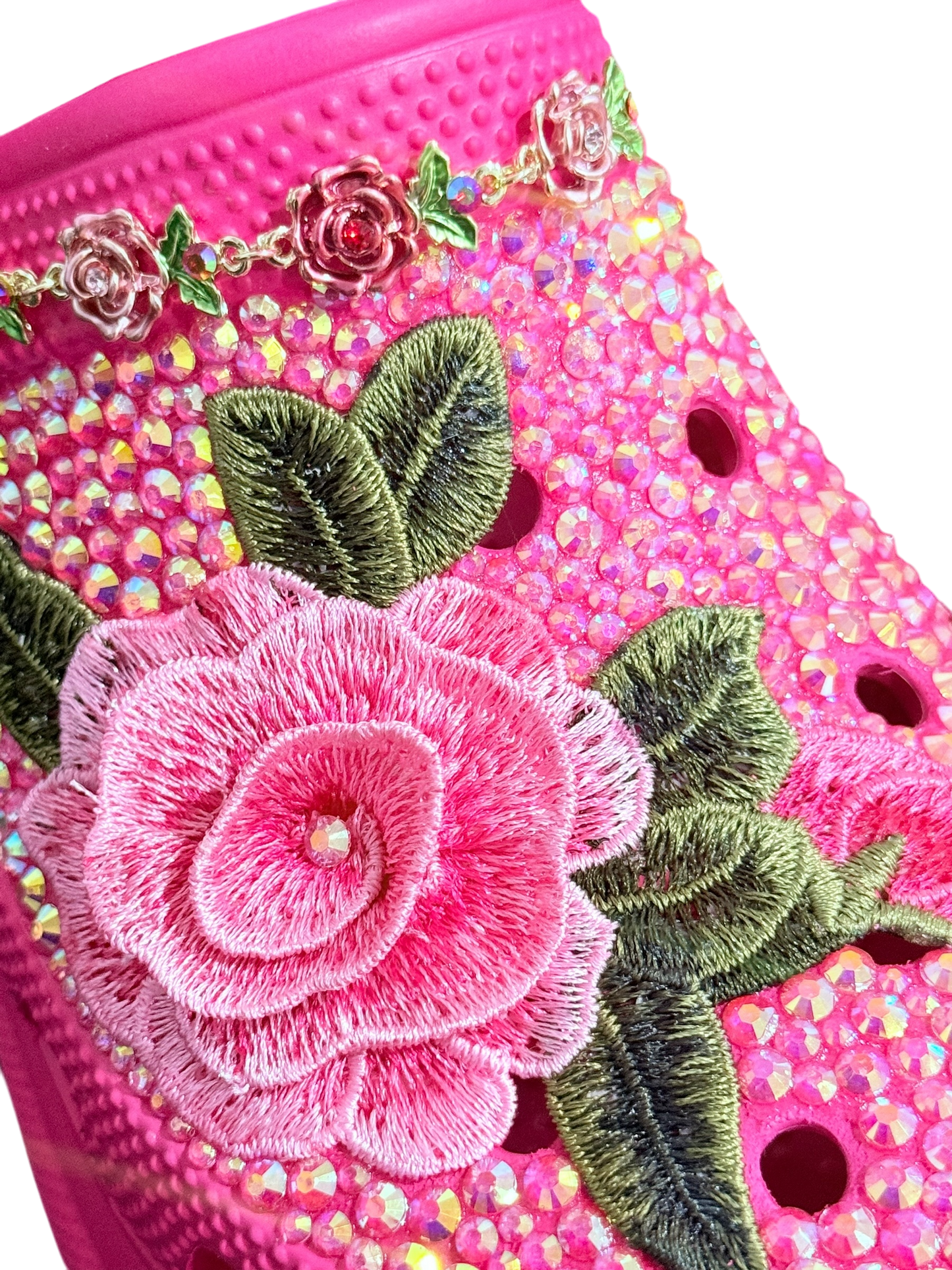 Floral Bling Crocs
